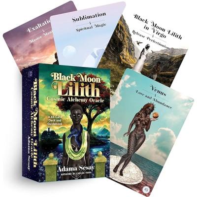 Black Moon Lilith Cosmic Alchemy Oracle kortos