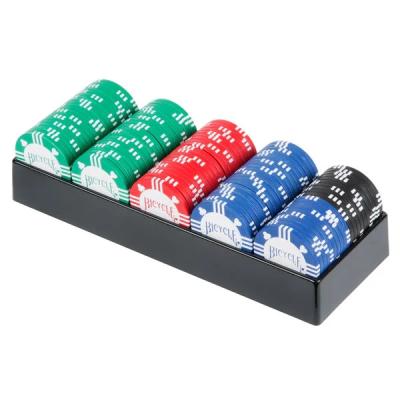 100 Pokerio žetonų rinkinys su dėklu