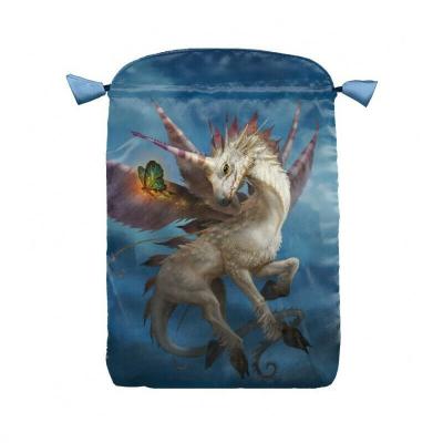 Unicorns satininis maišelis kortoms