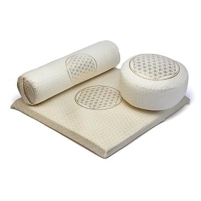 Meditacijos rinkinys 2: Gyvybės gėlė iš organinės medvilnės (OCS) -- 65x65x5cm; ±5100g