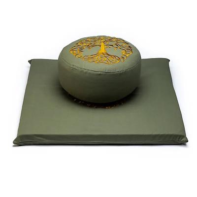 Meditacija SET Gyvybės medis iš organinės medvilnės (OCS) -- 65x65x5 cm; ±2500 g