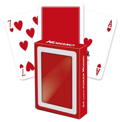Poker Club F/N kortos (raudonos)