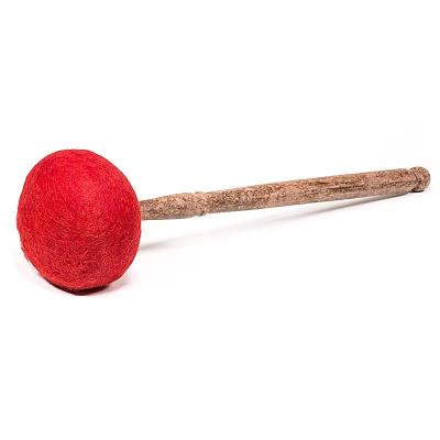 Skambančio dubens grojimo lazdelė su veltinio lazdelė L - ±200-300 g; ±34x9 cm
