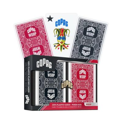Wsop Jumbo Index Double Plastic žaidimo kortos