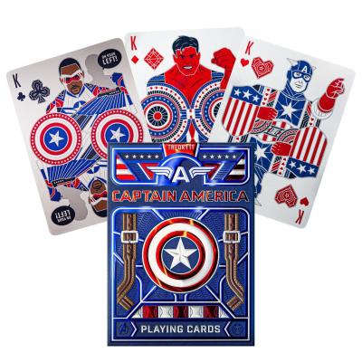 Captain America žaidimo kortos Theory11