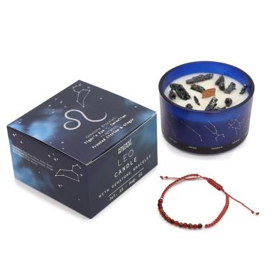 Zodiac Crystal žvakė su natūralių kristalų apyranke - Liūtas