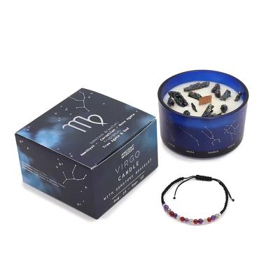 Zodiac Crystal žvakė su natūralių kristalų apyranke – Mergelė