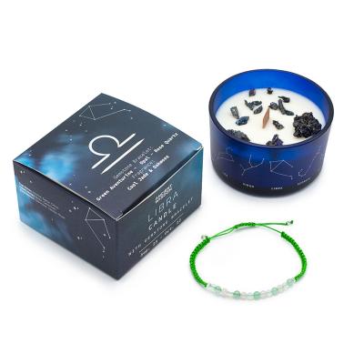 Zodiac Crystal žvakė su natūralių kristalų apyranke - Svarstyklės