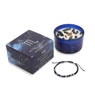 Zodiac Crystal žvakė su natūralių kristalų apyranke - Skorpionas