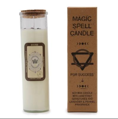 Ritualinė žvakė „Sėkmė“ su ametistu – Magic Spell