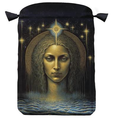 Whispers of Time satininis maišelis kortoms 