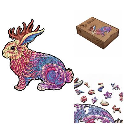 Jackalope Dėlionė Iš Medžio M Dydis (150 detalių) Fantasy Puzzles