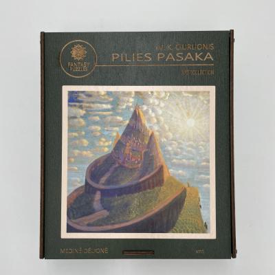 M.K. Čiurlionis Pilies pasaka Dėlionė Medinė XL Dydis (700 detalių) Fantasy Puzzles