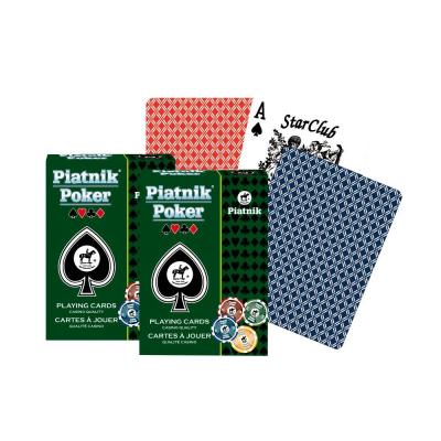 Piatnik pokerio kortos 2 vnt. (raudonos ir mėlynos)