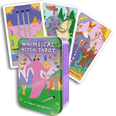 Whimsical Witch Tarot metalinėje dėžutėje 