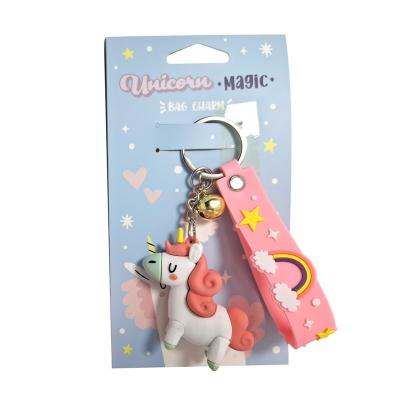 3D vienaragio pakabukas-raktų žiedas „Unicorn Magic“