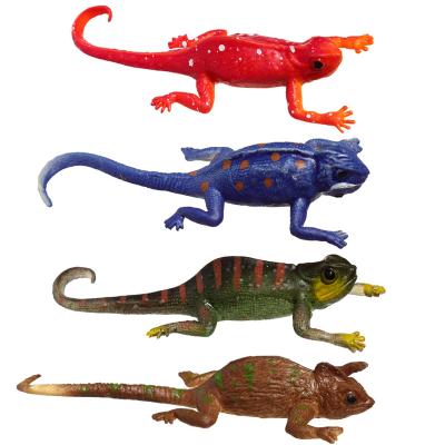 Spalvą keičiantis chameleono žaislas
