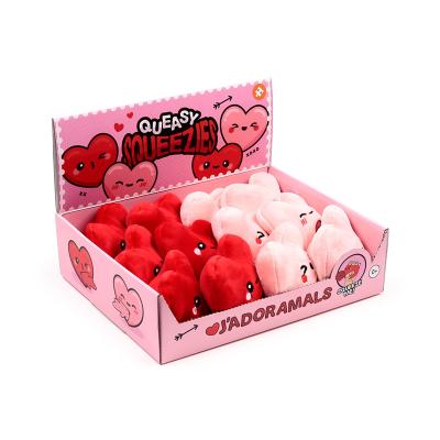 „Queasy Squeezies“ „J'Adoramals“ širdelės formos minkštas žaislas