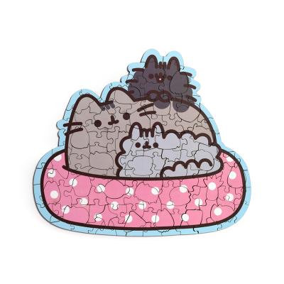 Pusheen the Cat medinė dėlionė, 130 detalių