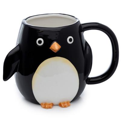 „Huddle Penguin“ keraminis puodelis su figūrine rankena
