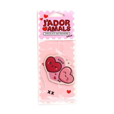 Šokoladinis „J'Adoramals“ oro gaiviklis „Double Heart“