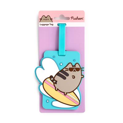 Pusheen the Cat „Summer Surfer“ PVC lagaminų etiketė