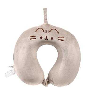 Relaxeazzz Pusheen the Cat pliušinė kelioninė pagalvė iš atminties putų