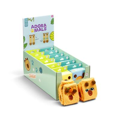 Pūkuotos ir jaukios „Capybara“ kojinės