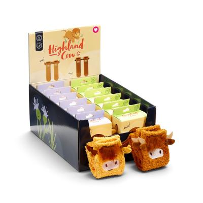 „Highland Coo Cow“ pūkuotos ir jaukios kojinės