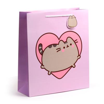 Pusheen the Cat širdelės dovanų maišelis, itin didelis