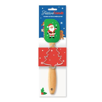 „Festive Friends“ Kalėdų mentelė ir Kalėdų eglutės formelės rinkinys
