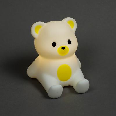 „Zoo Pals“ meškiuko spalvą keičiantis LED naktinis šviestuvas miegui