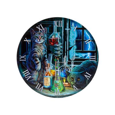 Lisa Parker Jekyll and Hyde kačių sieninis laikrodis