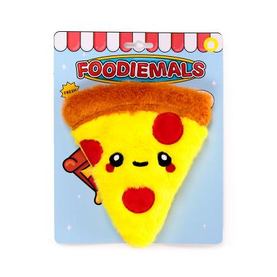 „Pizza Foodiemals“ mikrobangų krosnelėje šildomas pliušinis levandų šilumos paketas