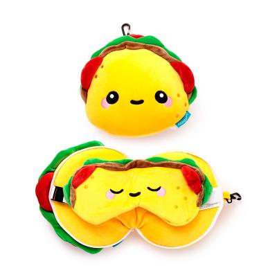 „Relaxeazzz Foodiemals“ kelioninė pagalvėlė ir akių kaukė „Frida the Taco“