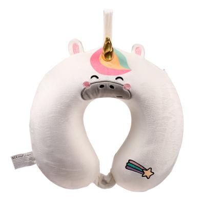 „Relaxeazzz Astra the Unicorn Adoracorns“ pliušinė kelioninė pagalvė su atminties putomis