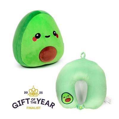 „Swapseazzz Foodiemals“ „Pedro the Avocado“ 2-in-1 pliušinė kelioninė pagalvė ir žaislas