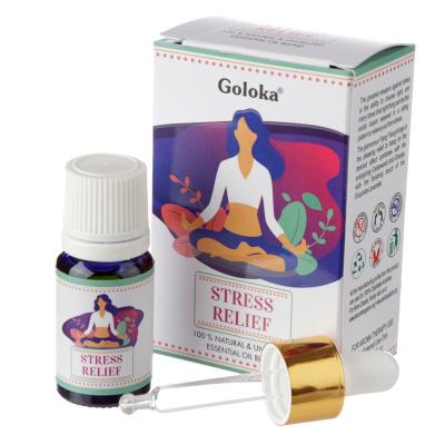 Goloka natūralus eterinių aliejų mišinys „Streso mažinimas“, 10 ml