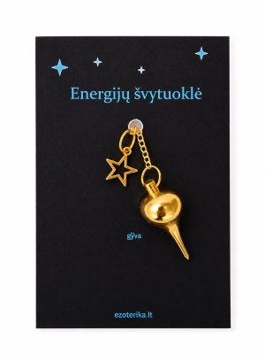 Energijų švytuoklė su žvaigždės simboliu