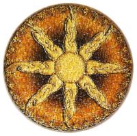 Gintarinis dangaus žiedas (Amber ring of the heavens amulet)