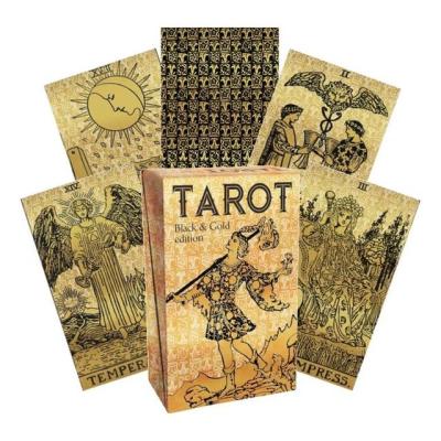Tarot Black and Gold Edition taro kortos Lo Scarabeo