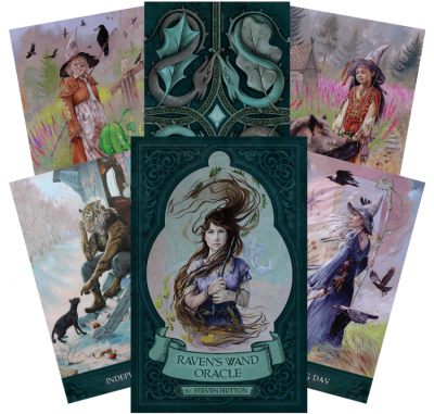 Raven's Wand Oracle kortos US Games Systems