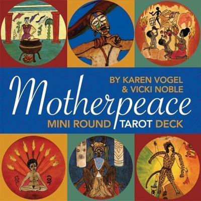 Mini-Motherpeace Tarot kortos apvalaus formato
