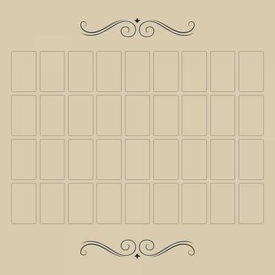 Grand Tabelau Lenormand kilimėlis